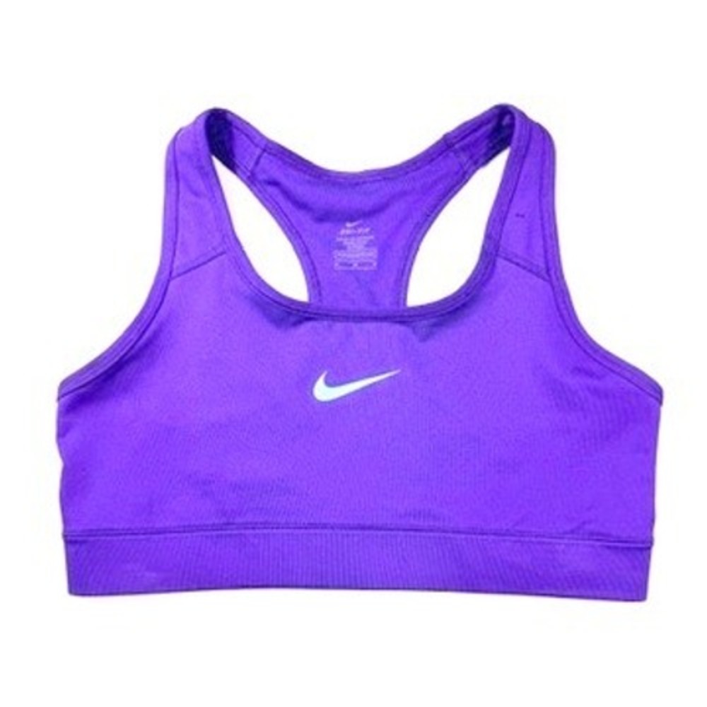 Nike Dri Fit Purple Racerback Sports Bra Medium Activewear